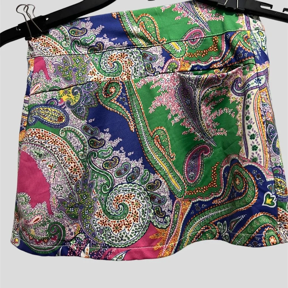 Polo Ralph Lauren size 6 paisley skort